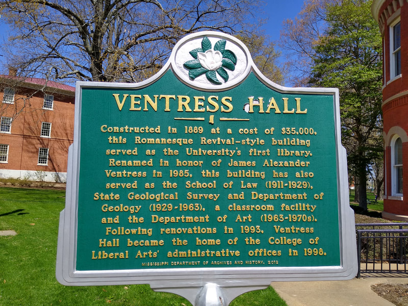 James Alexander Ventress Hall, University of Mississippi, Ole Miss