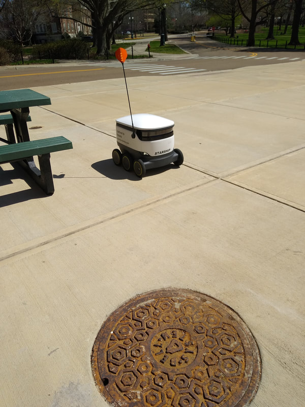 Delivery Robots, University of Mississippi, Ole Miss