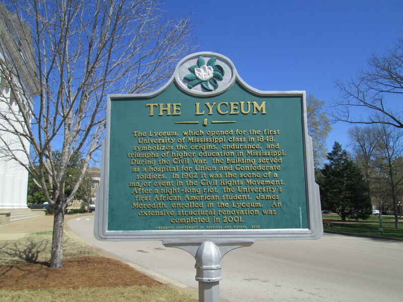Lyceum Building, University of Mississippi, Ole Miss
